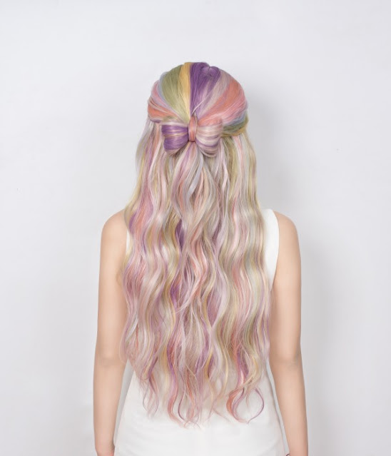 Jawbreaker l Colorful Long Straight Lace Front Wig