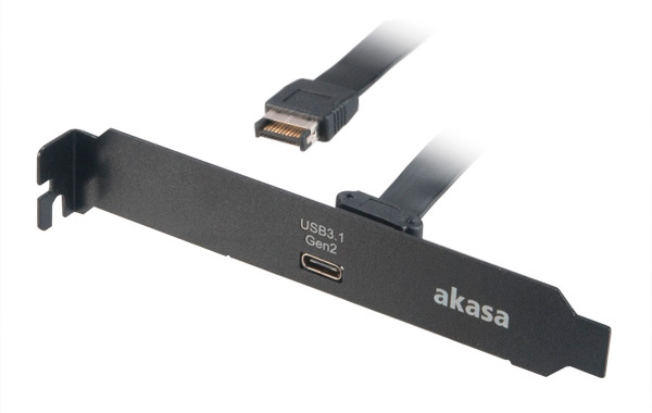 AKASA USB 3.1 Gen 2 adaptador interno con conector único