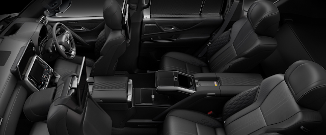 Interior Lexus LX 600 VIP