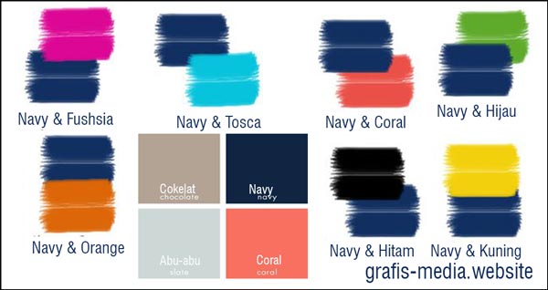 Pengertian Warna Navy Blue Serta Contohnya - GRAFIS - MEDIA
