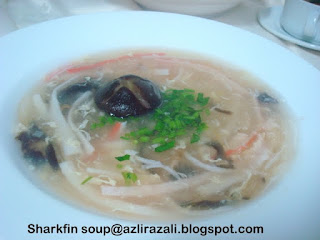 Dari Dapur AZLI RAZALI: Shark Fin soup/Sup sirip ikan yu