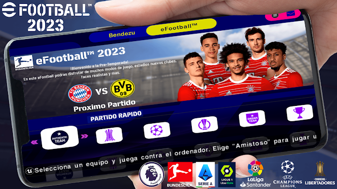  LLEGO! MEJORAS GRAFICAS EFOOTBALL 2023 PPSSPP NUEVOS MARCADORES, FACES HD Y FICHAJES 2023