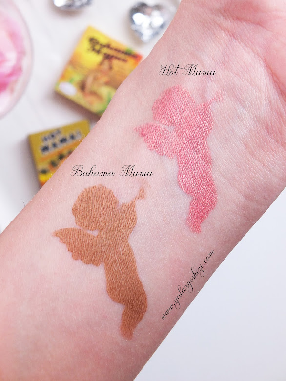 The Balm Mini Bahama&Hot Mama Swatch