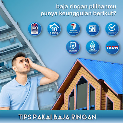 pakai BlueScope Zacs untuk material baja ringan