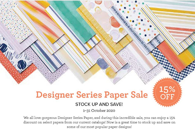 Stamping Up! October 2020 Designer Series Paper Sale