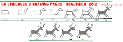 Ed Emberley's Reindeer Drawing Page