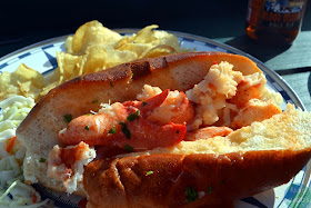 Hot Lobster Roll at Ford's Lobsters Noank