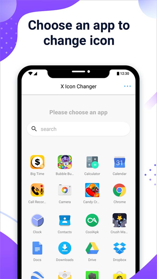 Tải X ICon Changer Apk về điện thoại Android miễn phí a3