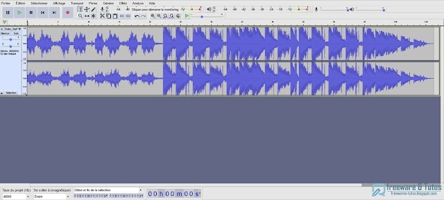 Wavacity : un éditeur audio en ligne gratuit , clone d'Audacity