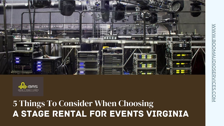 Stage Rental For Events Maryland
