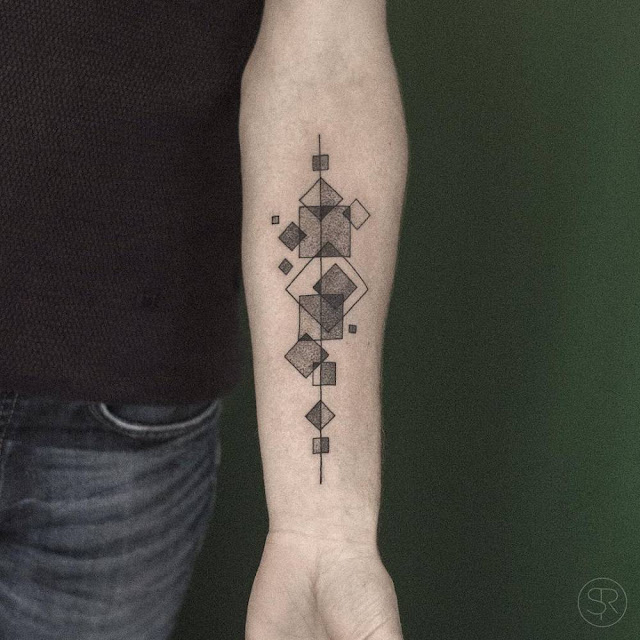 50 ideias de tatuagens geométricas para homens modernos e estilosos!