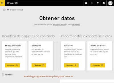 Importar datos Power BI