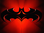 fondo de pantalla del simbolo de batman! con fondo rojo