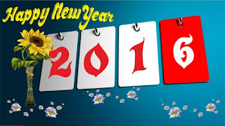 2016 new year wall