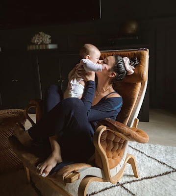 Shay Mitchell kissing daughter Atlas