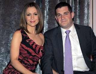 Alyssa Milano with Husband