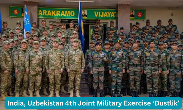 இந்தியா-உஸ்பெகிஸ்தான் கூட்டு ராணுவப் பயிற்சி / India-Uzbekistan joint military exercise