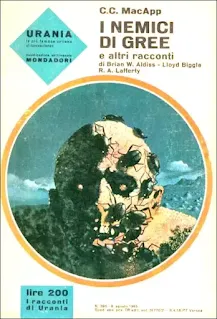 La copertina di I nemici di Gree e altri racconti - Urania 396