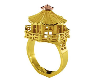 City And Building Shape Beautiful, Creative And Stylish Ring Collection