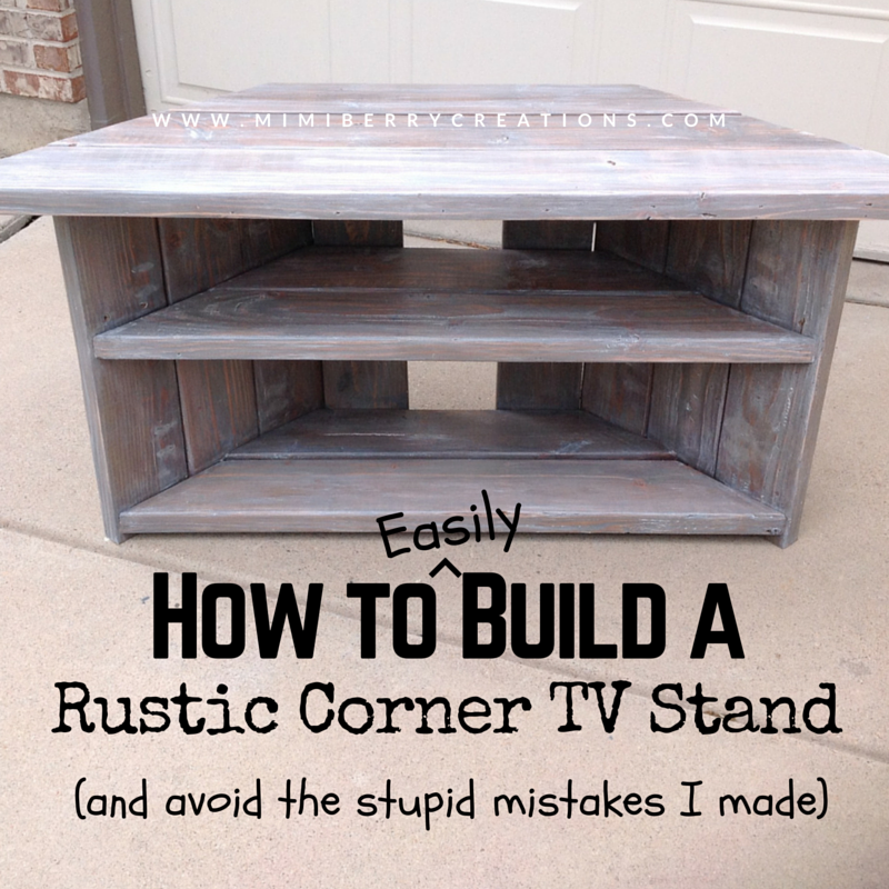 mimiberry creations: How to Easily Build a Rustic Corner ...