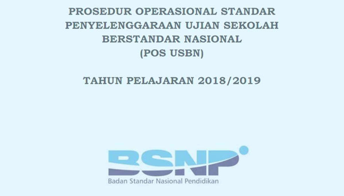 Download POS USBN 2018-2019 SD MI SMP MTs MA SMA SMK