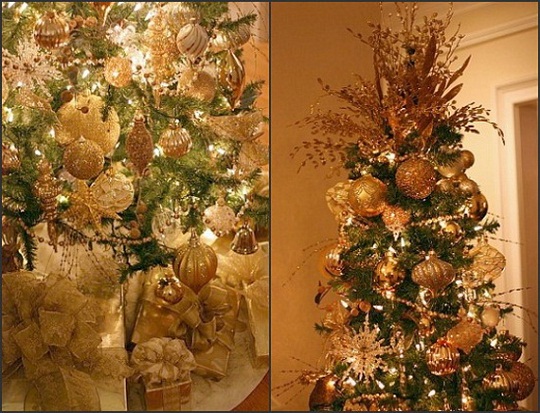 The Elegant Chateau: Gold Christmas