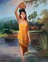 khmer girl painting