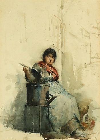 Paintings by Edouardo Ettore Forti (1850-1940)