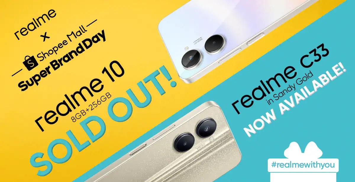 realme 10 sold out again