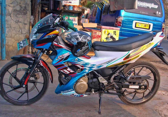 Modifikasi Satria FU Sederhana Tapi Keren 2015