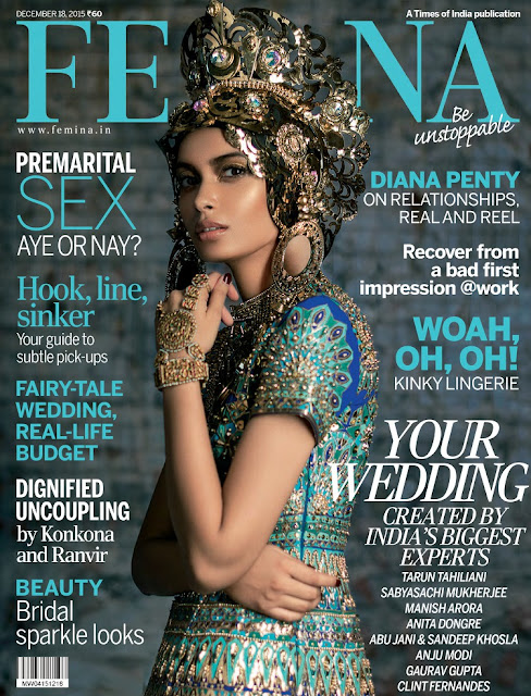 Actress, Model, @ Diana Penty - Femina Indian, December 2015 