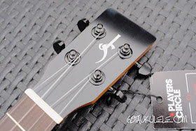 Shima JS Wideneck Soprano Ukulele headstock