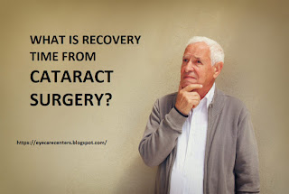 what is recovery time after cataract surgery?