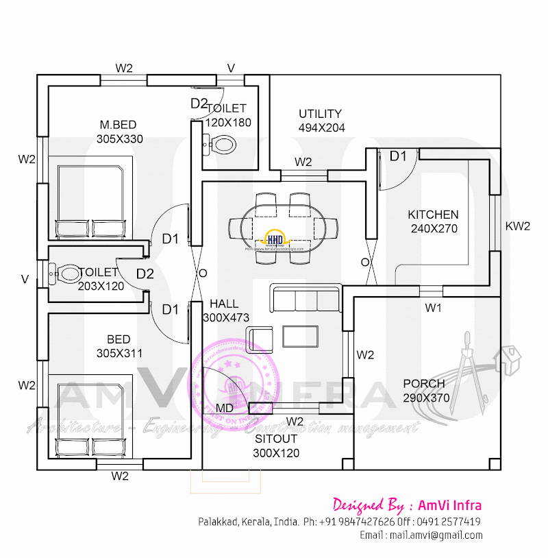 Best 24+ 900 Sq Ft House Plan Indian Design