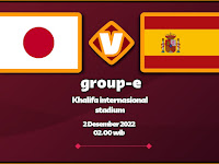 Streaming piala dunia Qatar 2022 gratis. Japan vs Spain: perebutan tiket menuju fase knock out 