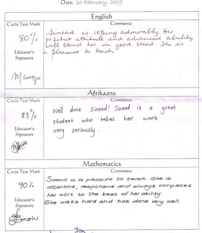 sinead report