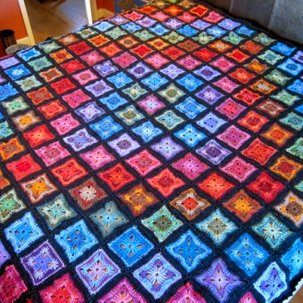 Original Spectrum Throw - Free Pattern