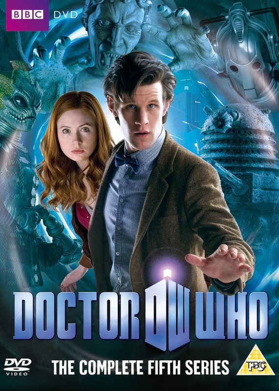 A look at the cover of Doctor Who The Complete Fifth Series above as the