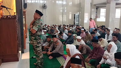 Dandim Safari Adzan dan Salat Jum'at