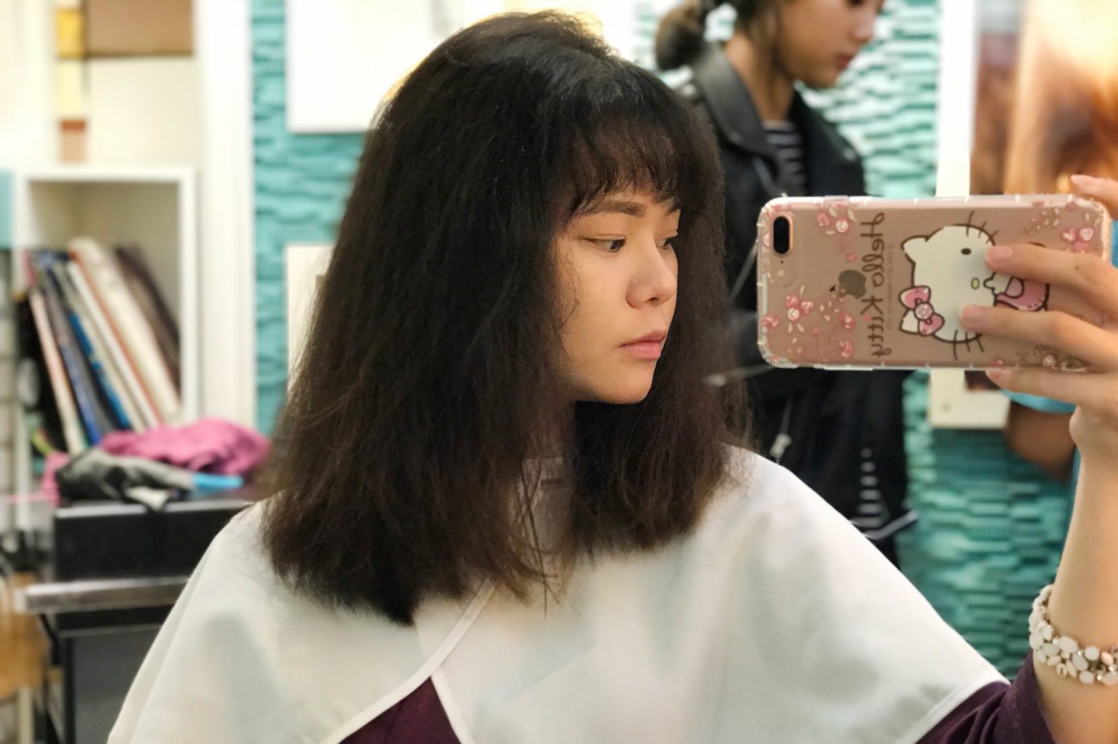 Rambut Gaya Korea dengan Cushion Setting Ando & Yun Salon 