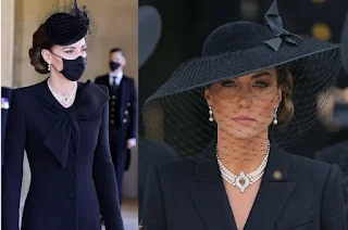 Princess of Wales wearing the Queen's pearl choker