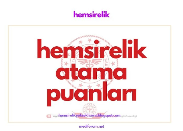 Hemşirelik atama puanları