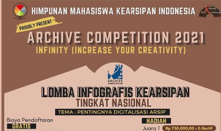 Lomba infografis kearsipan tingkat nasional (HMKI 2021)