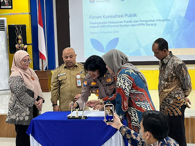 Kabidkeu Polda banten hadiri FKP DJP banten