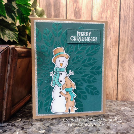 Merry Christmas by Melanie H. features Holiday Heights by Newton's Nook Designs; #inkypaws, #newtonsnook, #puppycards, #holidaycards, #christmascards, #wintercards,