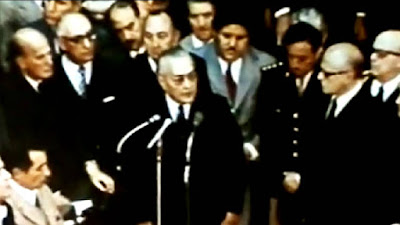 Discurso del Dr Ricardo Balbín Despidiendo los restos de Perón en el Congreso Nacional