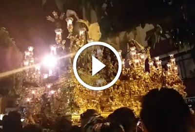 Saludo de San Gonzalo a Virgen de la Estrella Parte 2. Sevilla 2017 en que la Hermandad de San Gonzalo saluda a la Hermandad de la Estrella de Triana el Lunes Santo de 2017 en la Semana Santa de Sevilla