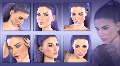 Z Pure Emotion - Morph Dial and One-Click Expressions for the Genesis 3 Female(s)