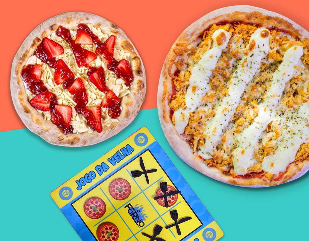 O Forno Rio lança combo infantil e novos sabores de pizzas