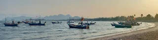 Fishing boats at Sam Roi Yot